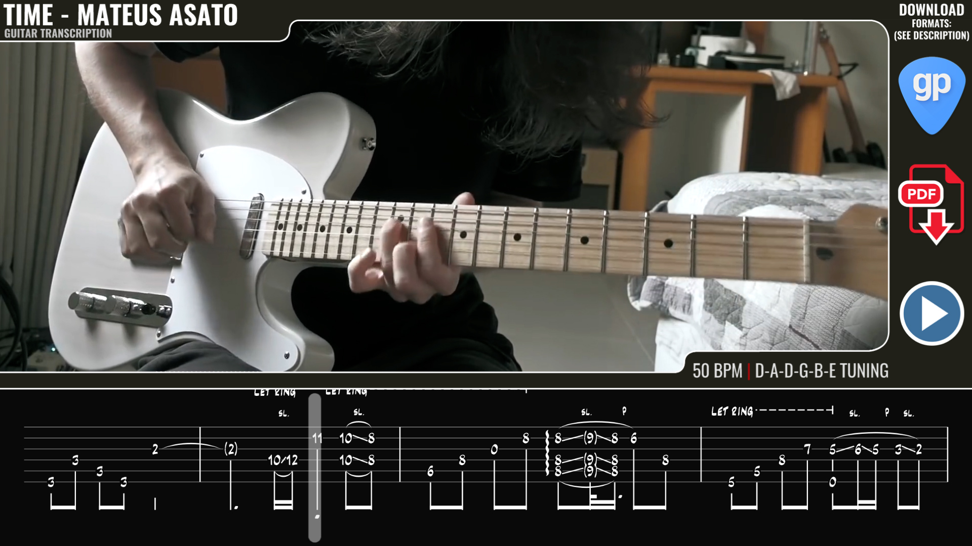 Digil Mateus Asato | Time | Guitar Tab Lesson – Digil Music Shop