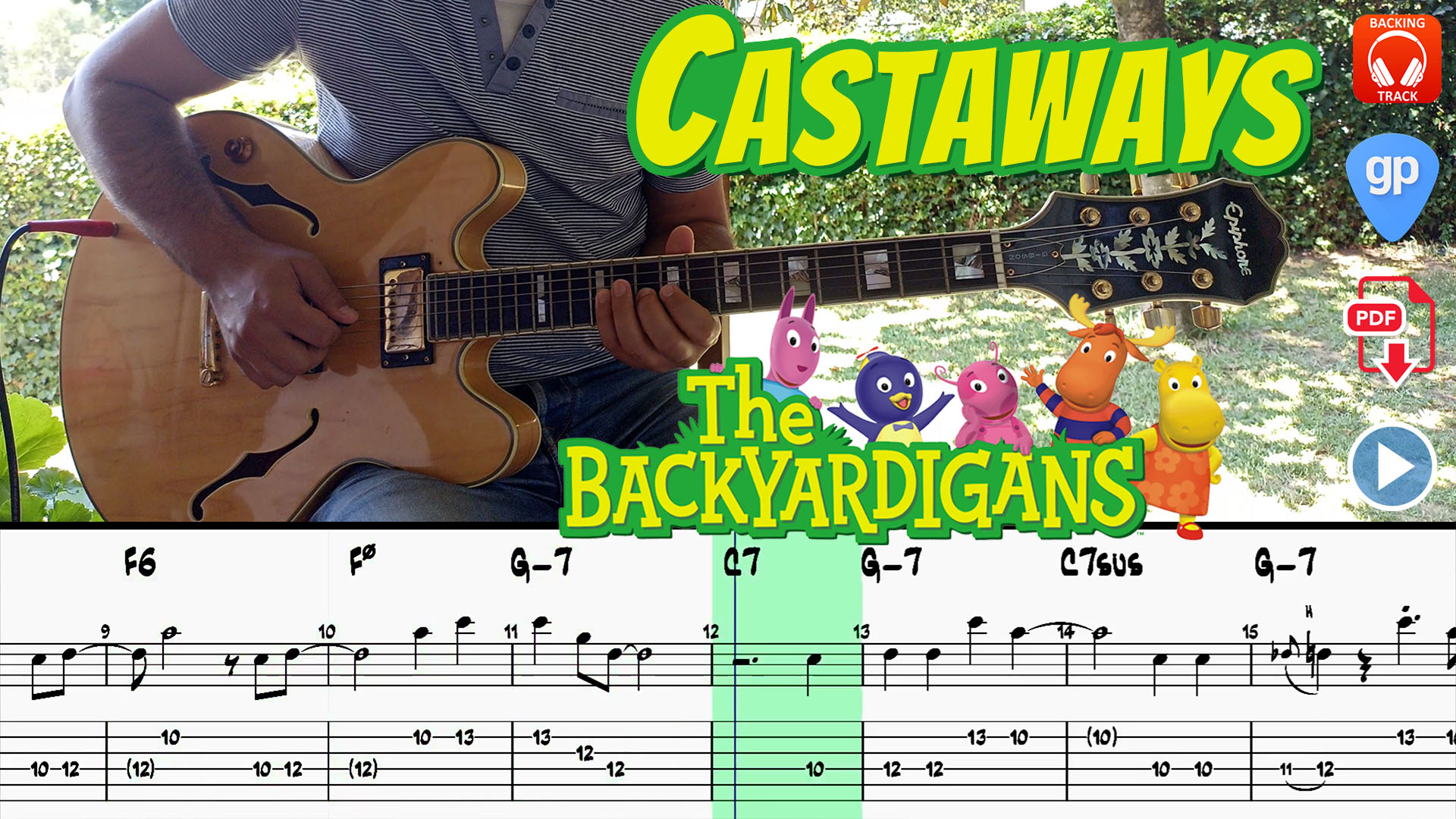 Castaways Backyardigans Full Lesson Pack Digil Music Shop