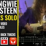 Yngwie Malmsteen Blues Solo – Full Lesson Pack